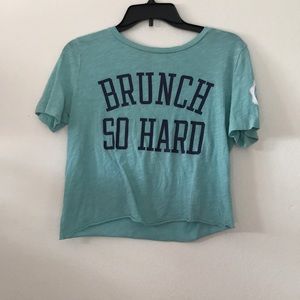 Pink Victoria’s Secret crop top